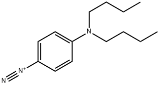4-dibutylaminobenzenediazonium fluoroborate Struktur