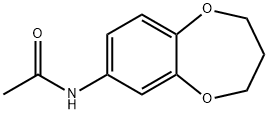 7-乙酰氨基-3,4-二氢-2H-1,5-苯并二氧杂卓, 33631-94-6, 结构式