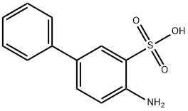 4-AMINOBIPHENYL-3-SULFONIC ACID Struktur