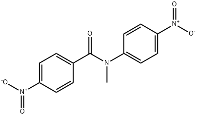 N-メチル-4,4'-ジニトロベンズアニリド 化学構造式