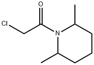 2-Chloro-1-(2,6-dimethyl-piperidin-1-yl)-ethanone Structure