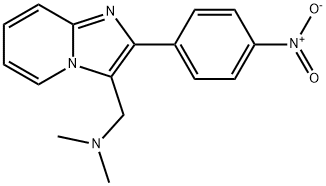 3-[(Dimethylamino)methyl]-2-(p-nitrophenyl)imidazo[1,2-a]pyridine Structure