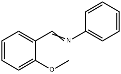 N-[(2-メトキシフェニル)メチレン]ベンゼンアミン 化学構造式