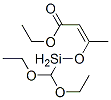 ethyl 3-[(diethoxymethylsilyl)oxy]-2-butenoate Structure