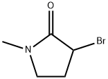 3-溴-1-甲基吡咯烷-2-酮 结构式