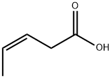 (Z)-3-Pentenoic acid Structure