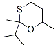 2-Isopropyl-2,6-dimethyl-1,3-oxathiane Struktur