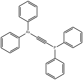 [(Diphenylarsino)ethynyl]diphenylphosphine Struktur
