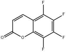 5,6,7,8-TETRAFLUOROCOUMARIN Struktur