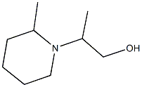 2-(2-メチルピペリジン-1-イル)プロパン-1-オール 化学構造式