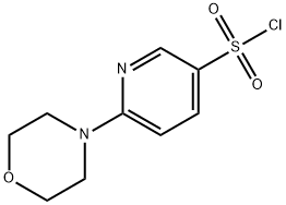 6-MORPHOLIN-4-YL-PYRIDINE-3-SULFONYL CHLORIDE Structure