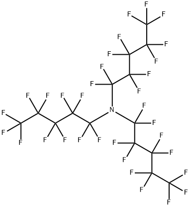 Tris(undecafluoropentyl)amine Structure