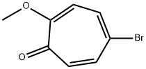 2-メトキシ-5-ブロモトロポン 化学構造式
