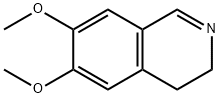 6,7-二甲氧基-3,4-二氢异喹啉 结构式