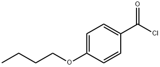 4-正丁氧基苯甲酰氯, 33863-86-4, 结构式