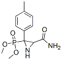 [3-(アミノカルボニル)-2-(4-メチルフェニル)-2-アジリジニル]ホスホン酸ジメチル 化学構造式
