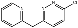6-(2-吡啶甲基)3-氯哒嗪 结构式