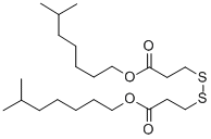 3,3'-ジチオビスプロパン酸ジ(6-メチルヘプチル) 化学構造式