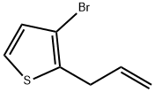 3-(3-ブロモ-2-チエニル)-1-プロペン 化学構造式