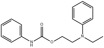2-(N-ethylanilino)ethyl carbanilate Structure