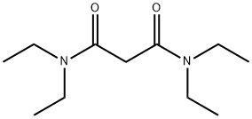 N,N,N',N'-テトラエチルマロンアミド 化学構造式