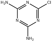2-CHLORO-4,6-DIAMINO-1,3,5-TRIAZINE Struktur