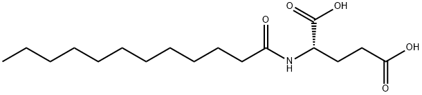 N-(1-氧代十二烷基)-L-谷氨酸(9CI), 3397-65-7, 结构式