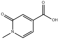 1-甲基-2-氧代-1,2-二氢-4-吡啶羧酸 结构式