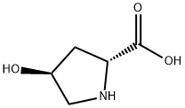 trans-4-Hydroxy-D-proline Struktur