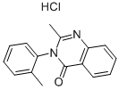 METHAQUALONE HYDROCHLORIDE Structure
