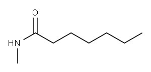 N-Methylheptanamide 结构式