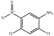 2,4-ジクロロ-5-ニトロアニリン 化学構造式
