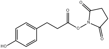 スルホスクシンイミジル-3-(4-ヒドロキシフェニル)プロピオナート 化学構造式