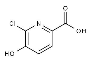 6-氯-5-羟基吡啶-2-甲酸 结构式