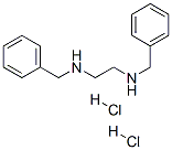 N,N′-ビス(フェニルメチル)-1,2-エタンジアミン・2塩酸塩 化学構造式
