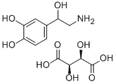 酒石酸去甲肾上腺素, 3414-63-9, 结构式