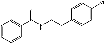 N-(4-氯苯乙基)苯甲酰胺 结构式