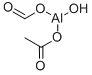 アセトキシ(ホルミルオキシ)アルミニウムヒドロキシド 化学構造式