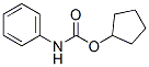 Phenylcarbamic acid cyclopentyl ester 结构式