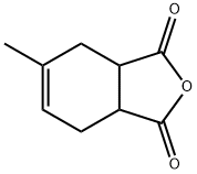 4-メチル-4-シクロヘキセン-1,2-ジカルボン酸無水物 化学構造式