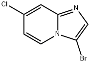 3-BROMO-7-CHLOROIMIDAZO [1,2-A]PYRIDINE 结构式