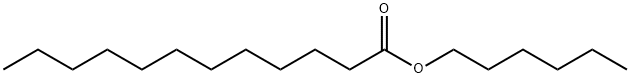 ラウリン酸ヘキシル 化学構造式