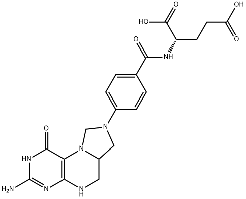 5,10-亚甲基四氢叶酸(非对映体混合物), 3432-99-3, 结构式