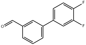 3',4'-DIFLUOROBIPHENYL-3-CARBALDEHYDE Structure