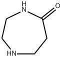 2,3,6,7-四氢-(1H)-1,4-二氮杂卓-5(4H)-酮, 34376-54-0, 结构式