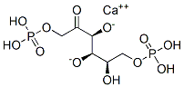 d-Fructose, 1,6-bis(dihydrogen phosphate), calcium salt 结构式