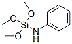 (trimethoxysilyl)aniline 结构式