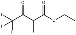 2-メチル-4,4,4-トリフルオロアセト酢酸エチル 化学構造式