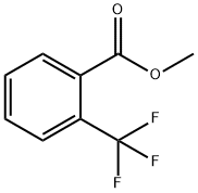 2-(トリフルオロメチル)安息香酸メチル 化学構造式