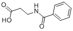 N-苯甲酰基-beta-丙氨酸, 3440-28-6, 结构式